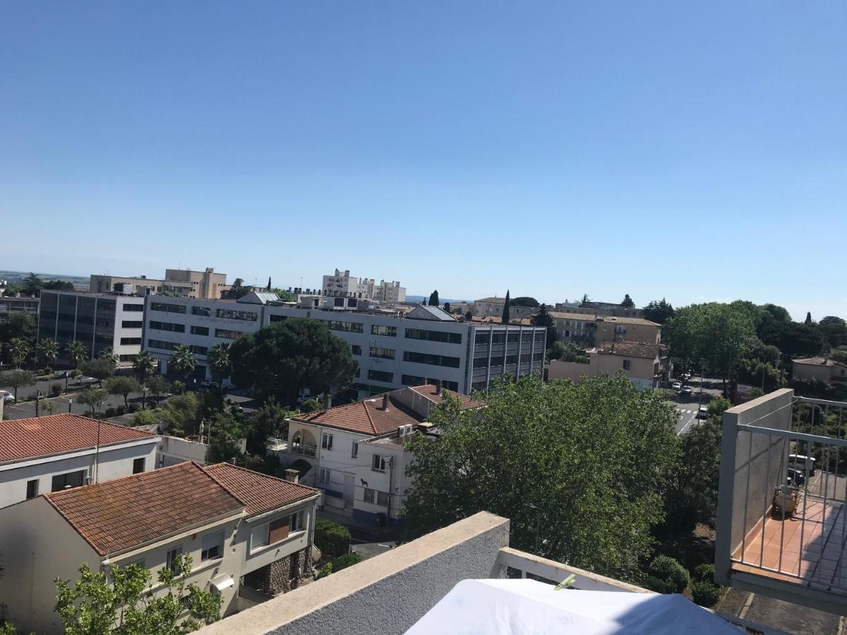 Bel Appartement Avec Vue Et Parking Prive Béziers Dış mekan fotoğraf